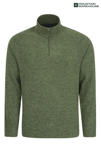 Mountain Warehouse Green Snowdon Mens Micro Fleece (K26166) | £25