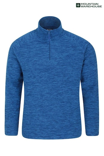 Mountain Warehouse Medium Blue Snowdon Mens Micro Fleece (K26179) | £25