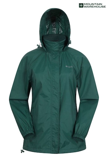 Mountain Warehouse Green Pakka Waterproof Jacket -  Womens (K26187) | £41