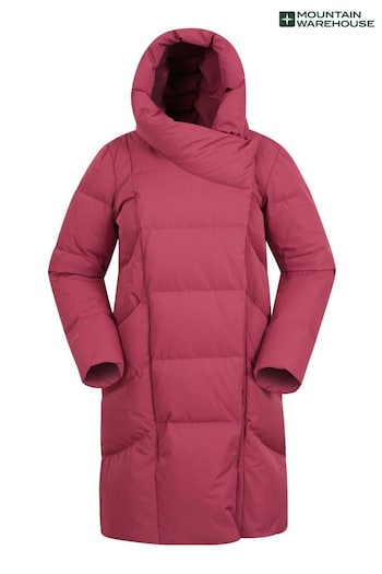 Mountain Warehouse Dark Pink Cosy Wrap Extreme Down Jacket (K26227) | £176