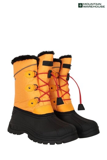 Mountain Warehouse Yellow Whistler Fleece Lined Snow Boot (K26293) | £35