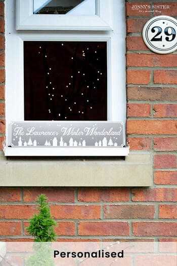 Personalised Christmas Indoor/Outside Sign by Jonny's Sister (K26647) | £25