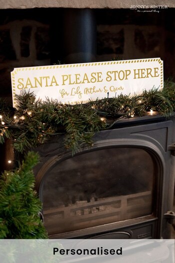 Personalised Christmas Indoor/Outside Sign by Jonny's Sister (K26649) | £25