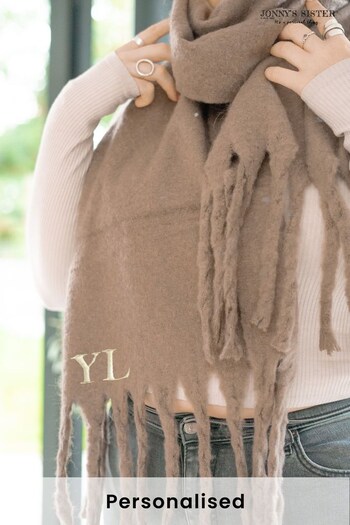 Personalised Embroidered Scarf by Jonny's Sister (K26692) | £30