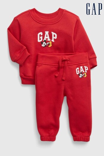 Gap Red Disney Mickey Mouse Logo Outfit Set (K27806) | £25