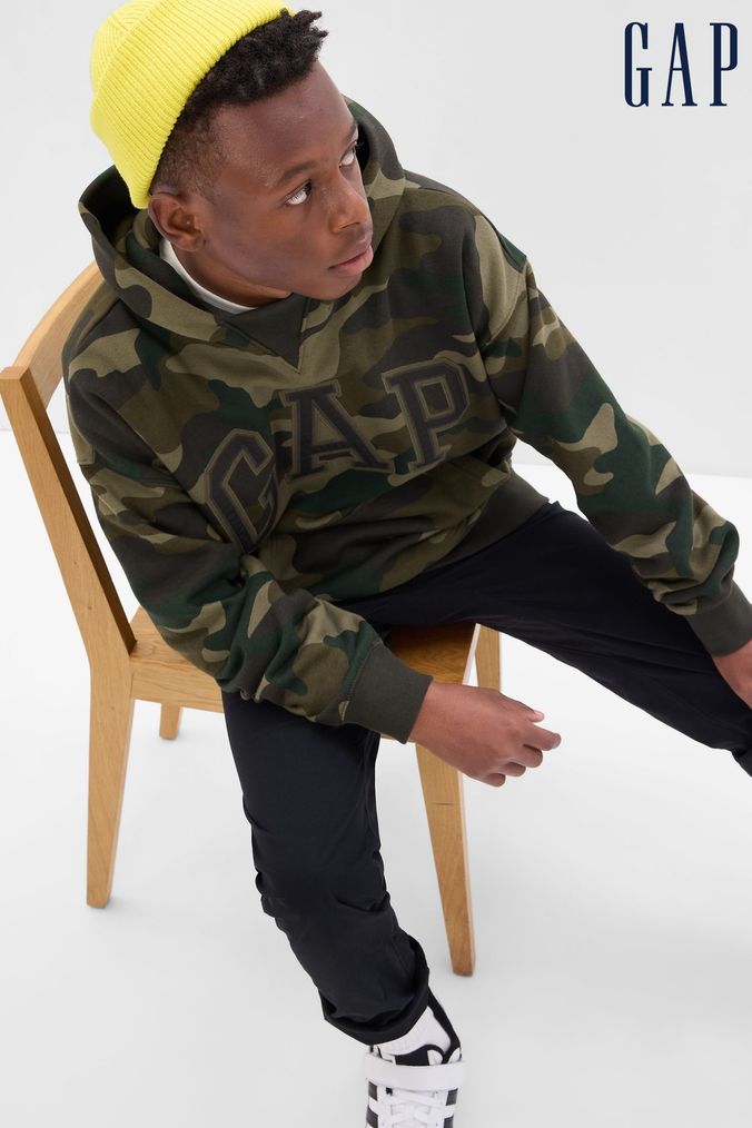 Gap camo hoodie mens hotsell