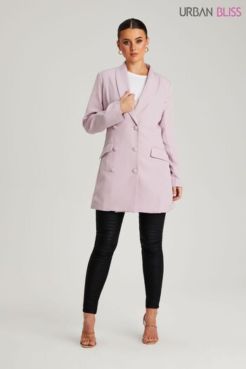Urban Bliss Purple Woven Slim Fit Blazer Dress (K27909) | £50