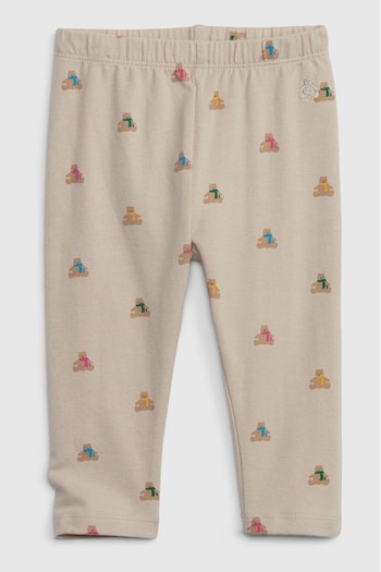 Gap Beige Print Baby Leggings (K27926) | £8