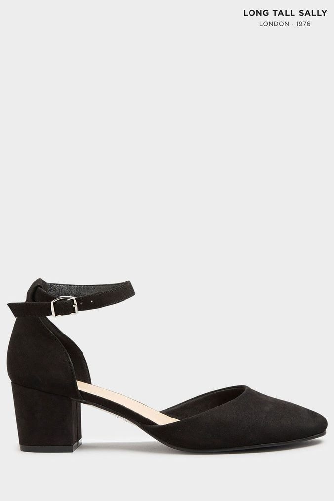 Small black heels with strap new arrivals
