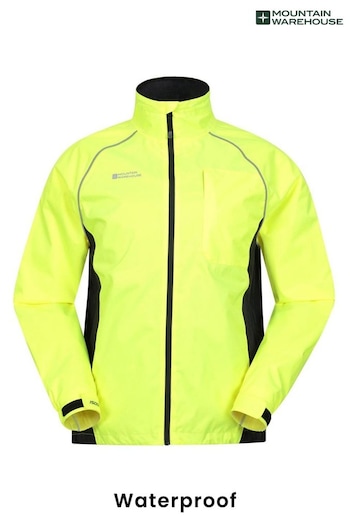 Mountain Warehouse Yellow Adrenaline Waterproof Iso-Viz Jacket - Mens (K28164) | £64