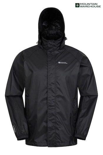 Mountain Warehouse Black Pakka Waterproof Jacket -  Mens (K28185) | £30