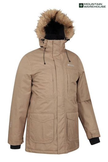 Mountain Warehouse Grey Gorge Waterproof Mens Long Jacket (K28192) | £112