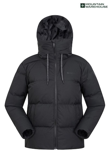 Mountain Warehouse Black Cosy Extreme Womens Short Down Jacket (K28334) | £128