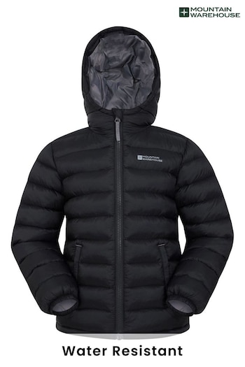 Mountain Warehouse Black Seasons Water Resistant Padded Jacket (K28492) | £40