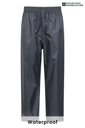 Mountain Warehouse Grey Pakka Waterproof Over Trousers - Kids (K28495) | £23