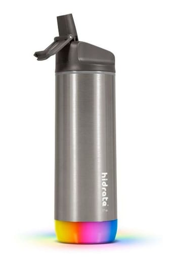 HidrateSpark Silver Steel 17 oz. Smart Water Bottle (K28625) | £65