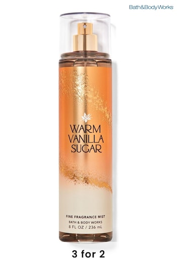 Bath & Body Works Warm Vanilla Sugar Fine Fragrance Body Mist 8 fl oz / 236 mL (K29376) | £18