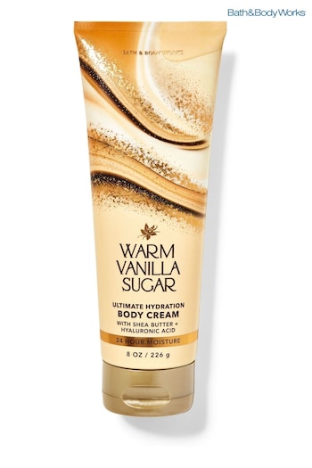 Bath & Body Works Warm Vanilla Sugar Ultimate Hydration Body Cream 8 oz / 226 g (K29378) | £18