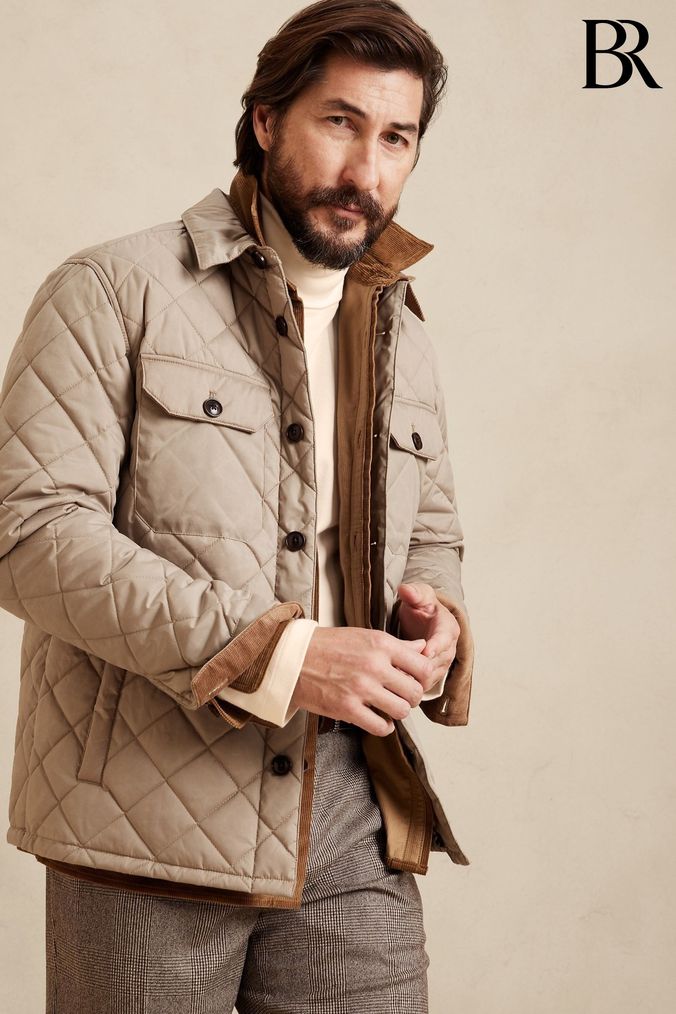 Banana republic mens quilted jacket new arrivals