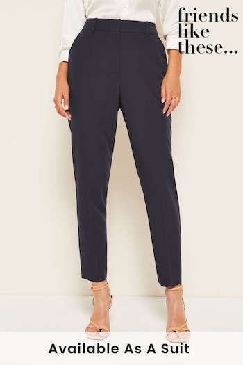 Friends Like These Navy Blue Tailored Straight Leg Trousers (K29564) | £27