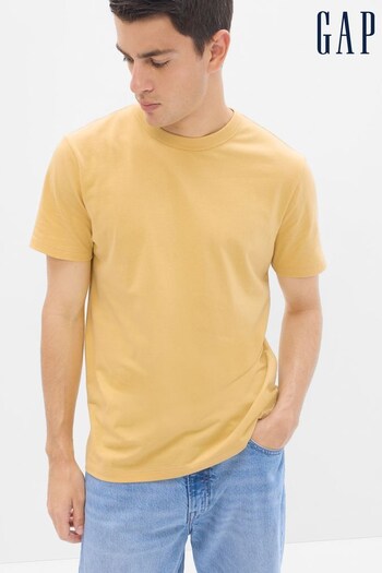 Gap Yellow Everday Soft Short Sleeve Crewneck T-Shirt (K29571) | £6