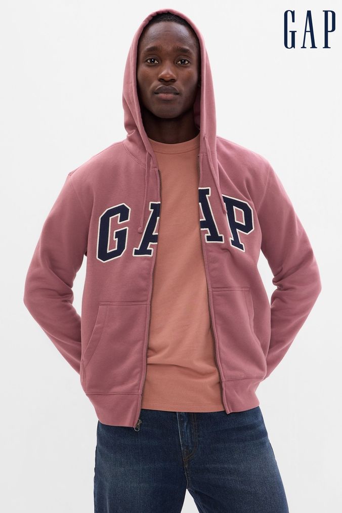 Pink gap store hoodie mens