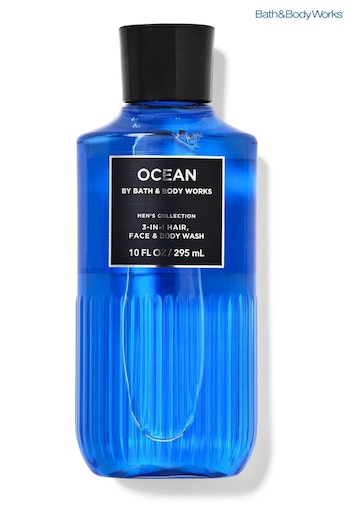 Bath & Body Works Ocean 3-in-1 Hair, Face and Body Wash 10 fl oz / 295 mL (K30168) | £16