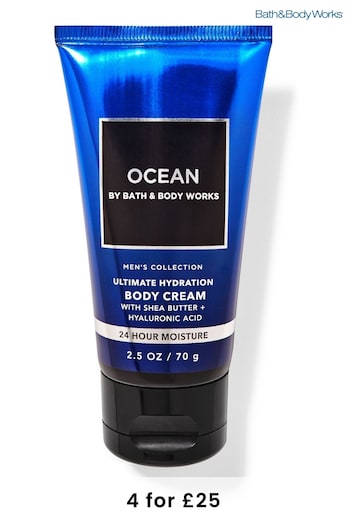 Bath & Body Works Ocean Travel Size Ultimate Hydration Body Cream 2.5 oz / 70 g (K30172) | £11