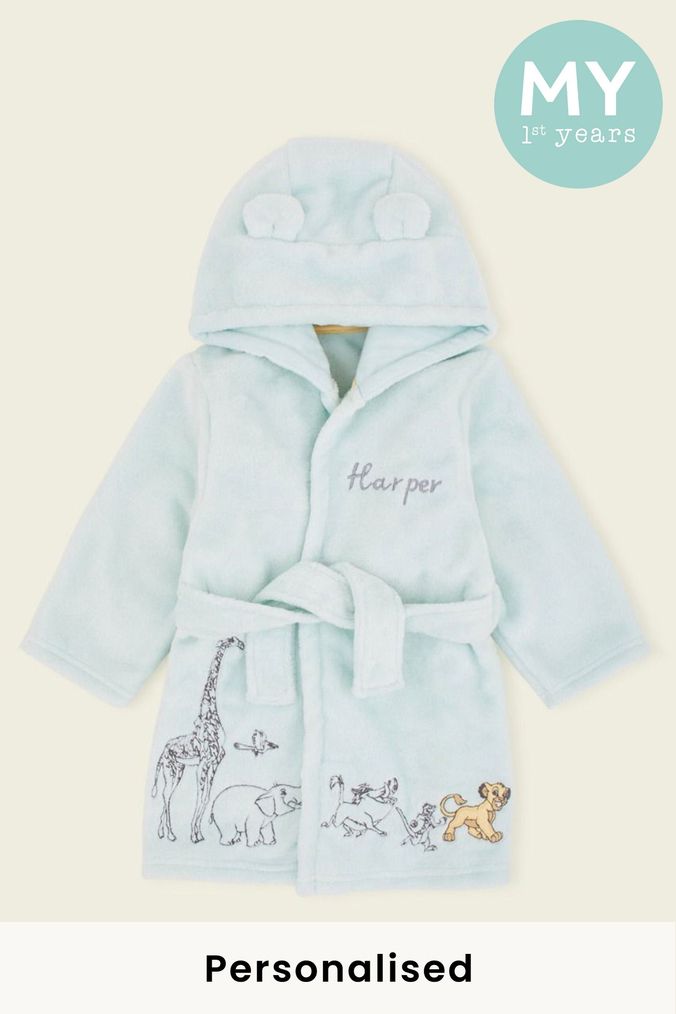 My first years personalised dressing gown top