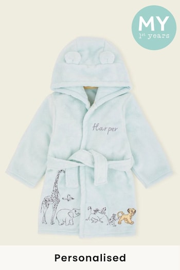Personalised Disney The Lion King Fleece Dressing Gown by My 1st Years (K30376) | £36