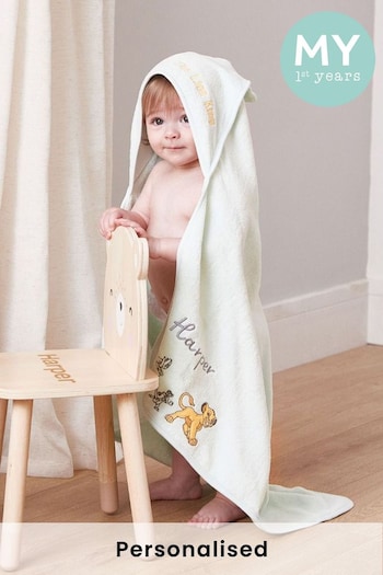 Personalised Disney The Lion King Hooded Towel by My 1st Years (K30377) | £29