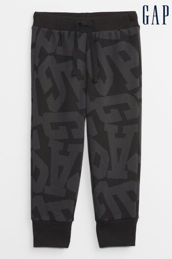 Gap Black Print Logo Joggers (K30481) | £15