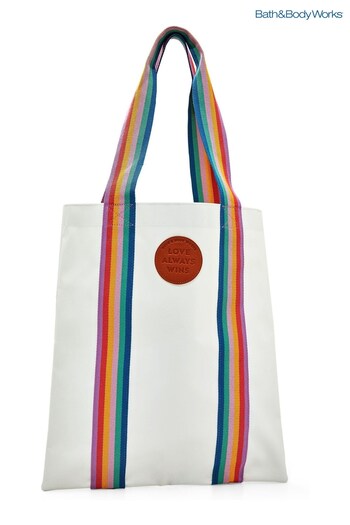 Bath & Body Works Rainbow Canvas Tote Bag (K30718) | £20