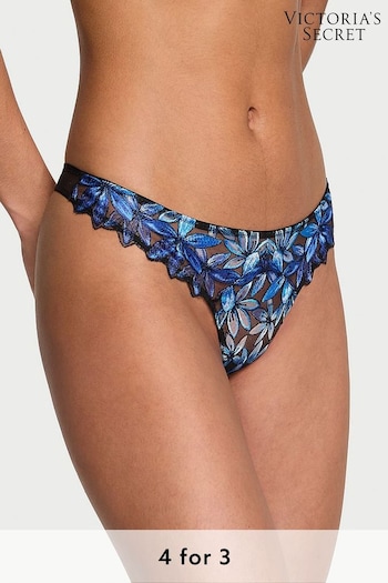Victoria's Secret Blue Ombre Thong Ziggy Knickers (K30818) | £35