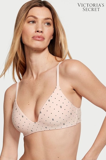 Victoria's Secret Purest Pink Logo Non Wired Lightly Lined Bra (K30838) | £35