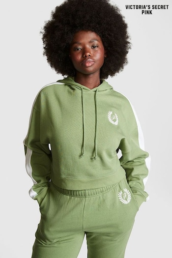 Victoria's Secret PINK Wild Grass Green Fleece Hoodie (K30939) | £39
