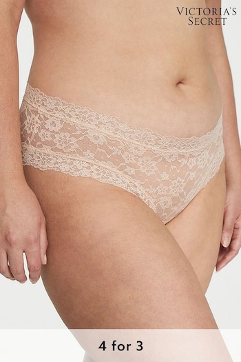 Victoria's Secret Marzipan Nude Lacie Cheeky Knickers (K30961) | £9