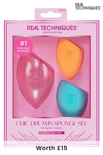 Real Techniques Chic Dreams Sponge Set (Worth £15) (K30977) | £10