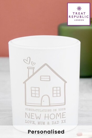Personalised New Home Candle Holder by Treat Republic (K31514) | £20