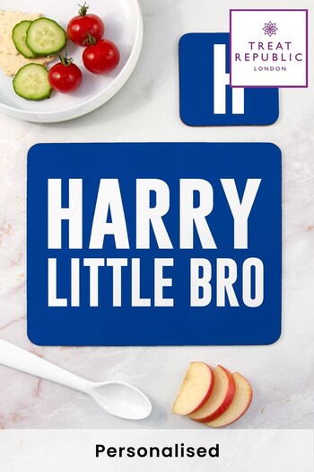 Personalised Big Bro Or Little Bro Placemat Set by Treat Republic (K31536) | £20
