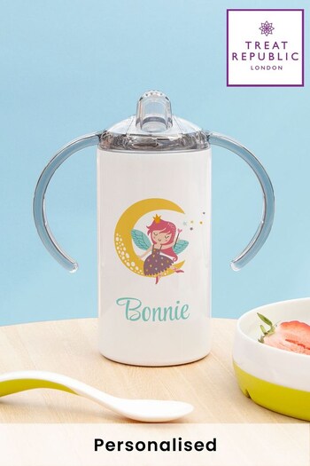 Personalised Fairy Kids Sippy Cup by Treat Republic (K31538) | £14