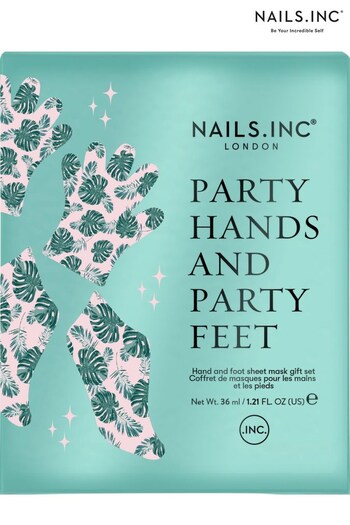 NAILS INC Party Hands and Party Feet Hand and Foot Mask Duo (K31805) | £6