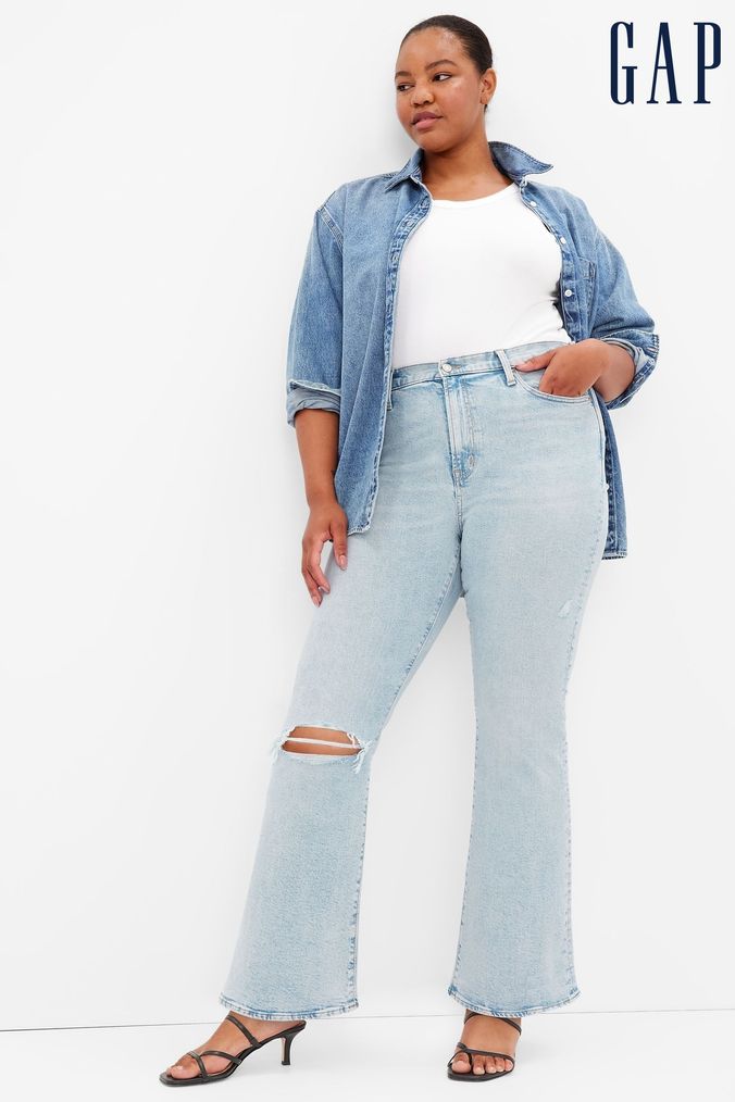 Gap flared jeans deals
