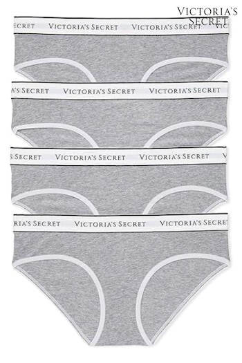 Victoria's Secret Medium Heather Grey Hipster Logo Multipack Knickers (K32183) | £20