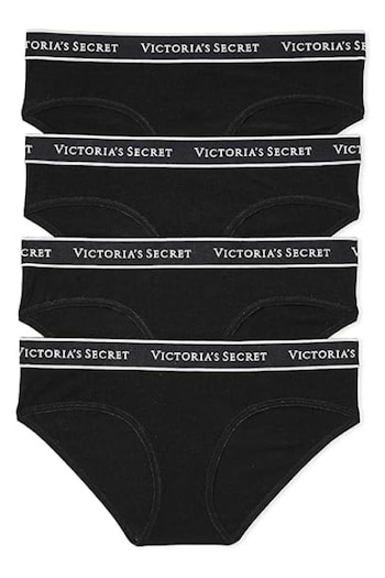 Victoria's Secret Black Hipster Logo Multipack Knickers (K32188) | £20