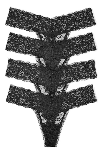 Victoria's Secret Black Thong Multipack Knickers (K32248) | £20