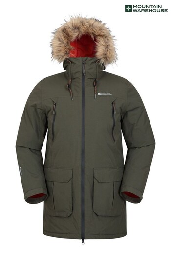 Mountain Warehouse Green Traverse Down Waterproof Jacket - Mens (K32395) | £176