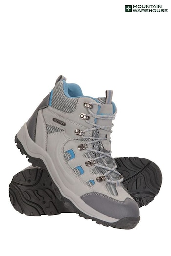 Mountain Warehouse Light Grey Adventurer Waterproof Boots - Womens (K32421) | £56