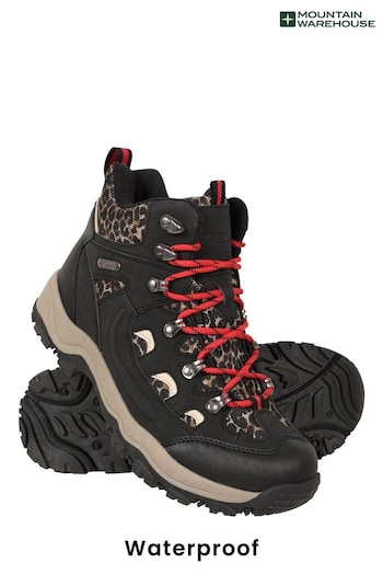 Mountain Warehouse Black/ Nude Adventurer Printed Waterproof Boots - Womens (K32438) | £64