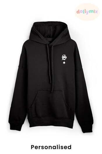 Personalised Raw Seam Hoodie for Men by Dollymix (K32562) | £43